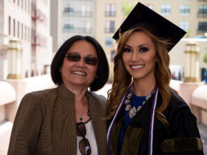 North Palm College of Nursing graduates celebrating at a graduation ceremony